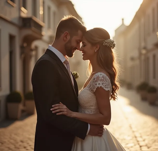 Brautpaar in Münster